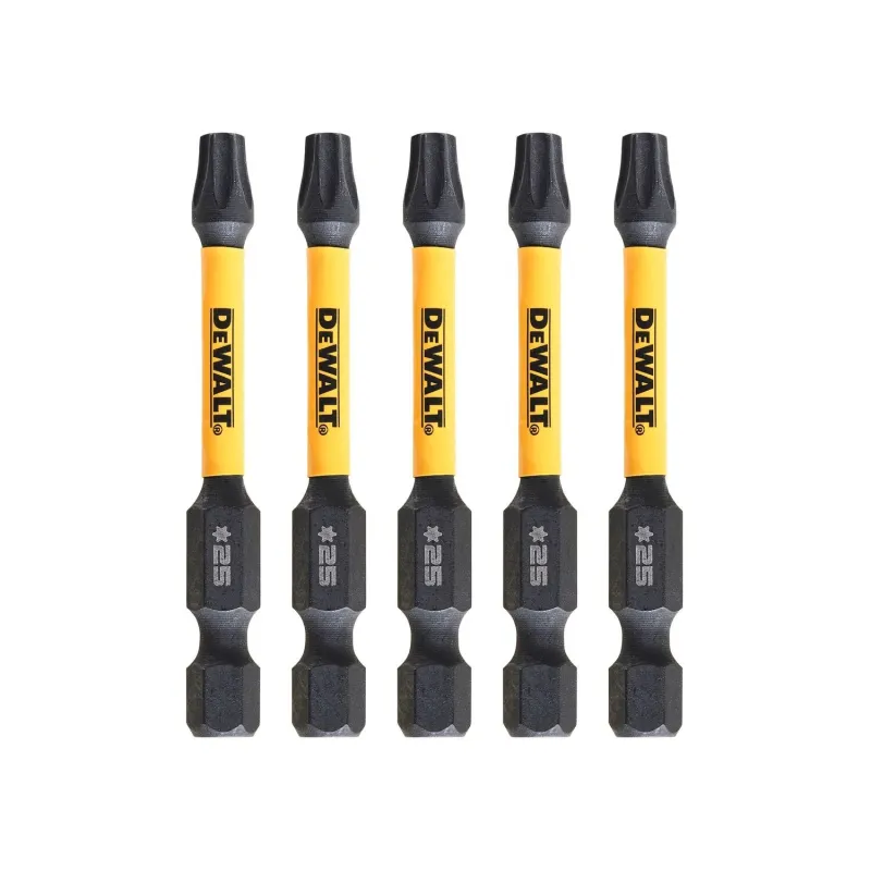 Sukimo antgaliukai FLEXTORQ T25 57 mm, DeWALT, 5 vnt.