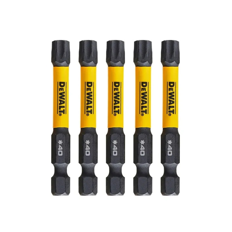 Sukimo antgaliukai FLEXTORQ T40 57 mm, DeWALT, 5 vnt.