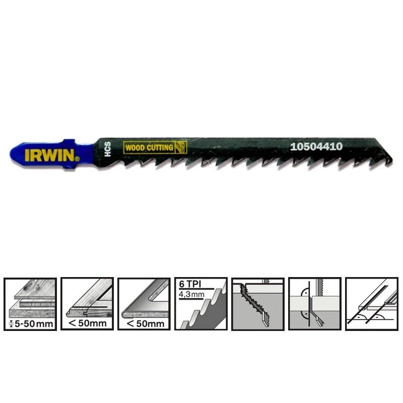 IRWIN tikksaetera T144DP, puidule