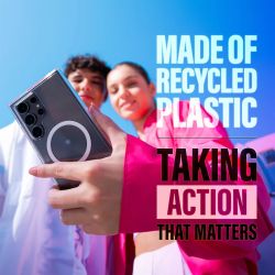 CARE by PanzerGlass Flagship Case Urban Combat w. Clear Frame Samsung Galaxy S25, Transparent