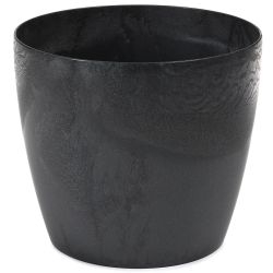 Puķu pods Magnolija 120x104mm, betona tumši pelēks