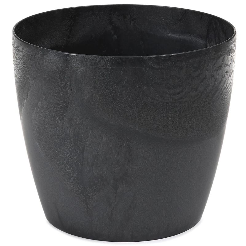 Puķu pods Magnolija 120x104mm, betona tumši pelēks