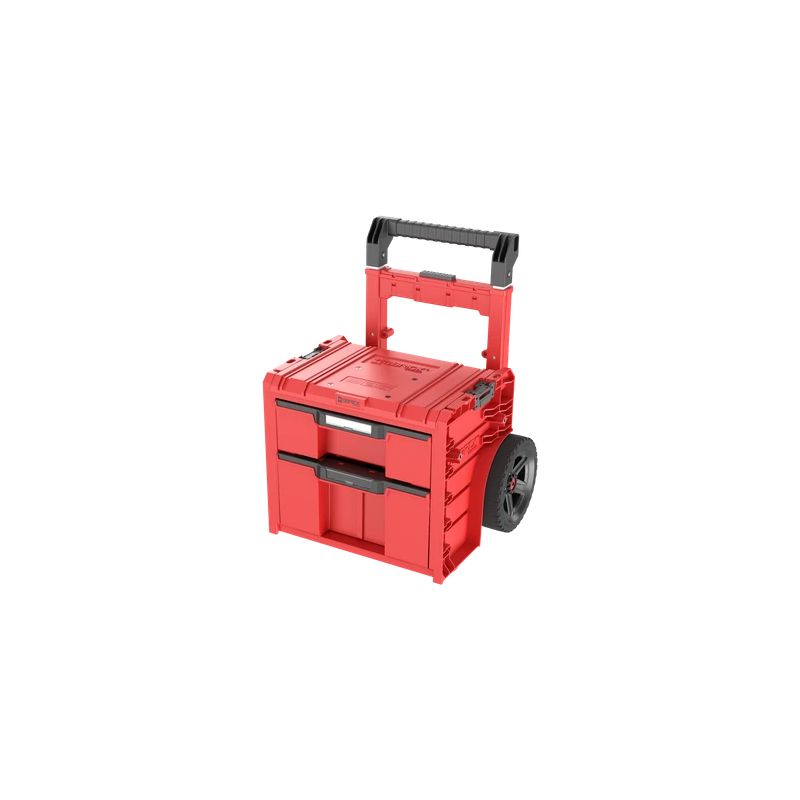 Tool box with wheels PRO 2.0 PLUS, 2 drawers, QBRICK