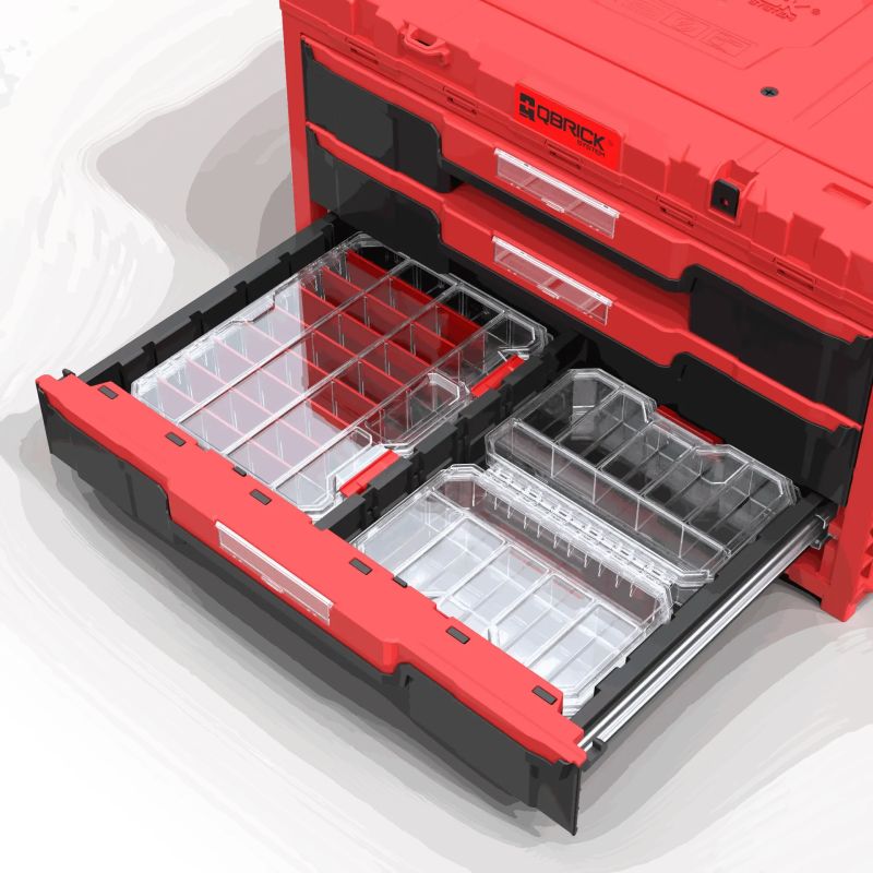 Medium tool organizer, transparent, QBRICK