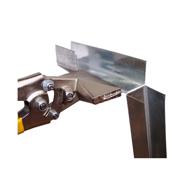 Rokas knaibles metāla lokšņu locīšanai 80 mm, taisnas.