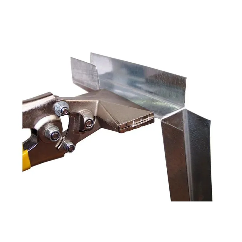 Rokas knaibles metāla lokšņu locīšanai 80 mm, taisnas.