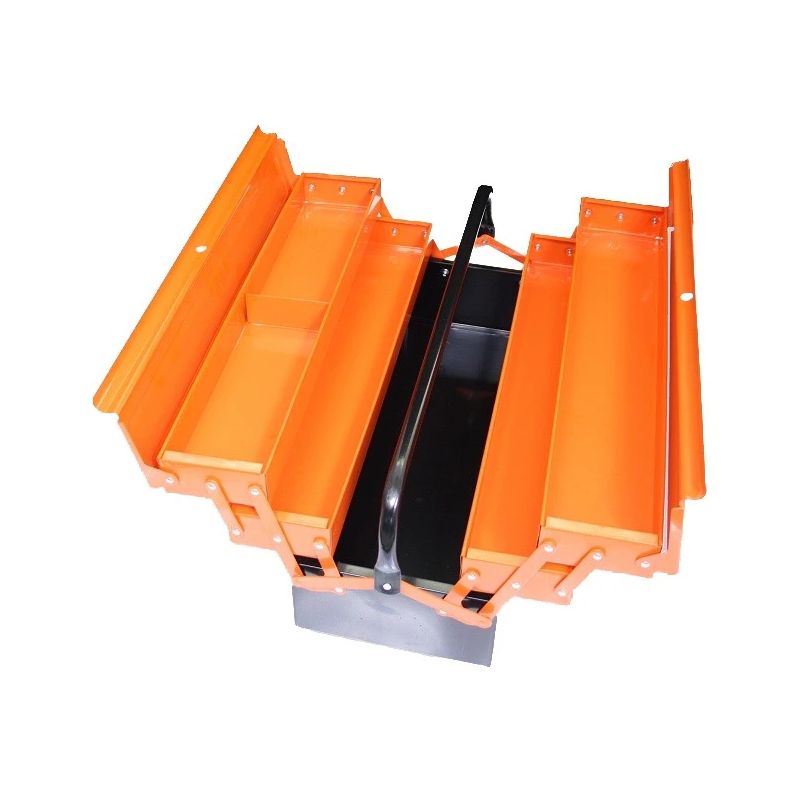 Darbarīku kaste, metāla, ar 3 nodalījumiem 430mm