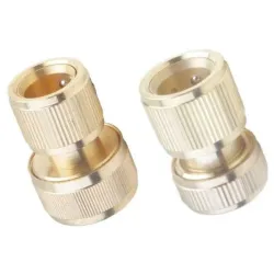 Žalvarinė jungtis su STOP mech. 3-4''