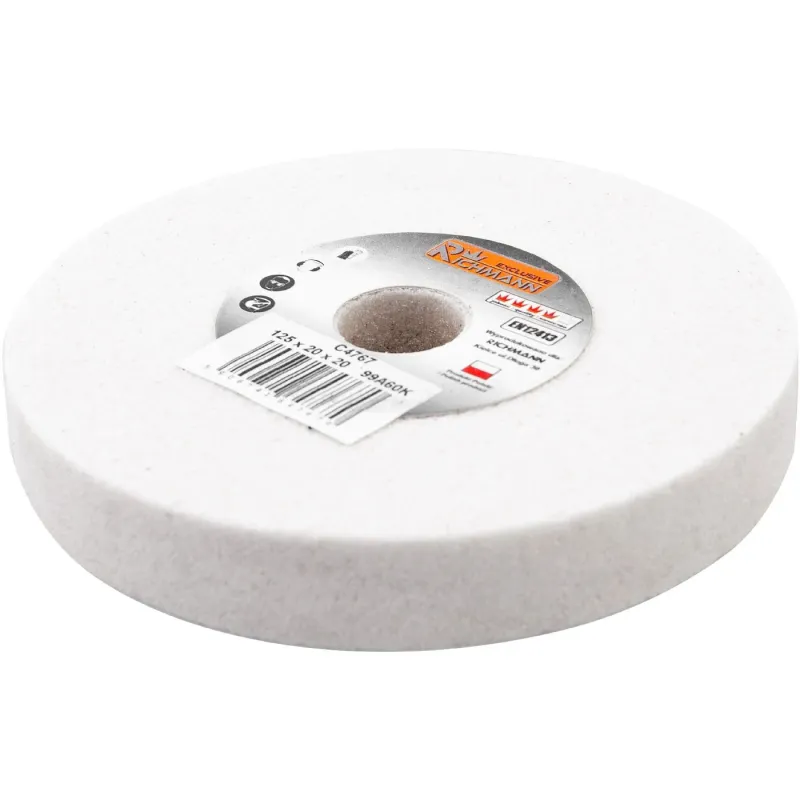 Keramikas slīpēšanas ritenis 125 x 20 x 20 WHITE 99A60K