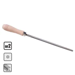 Steel file 250 mm round