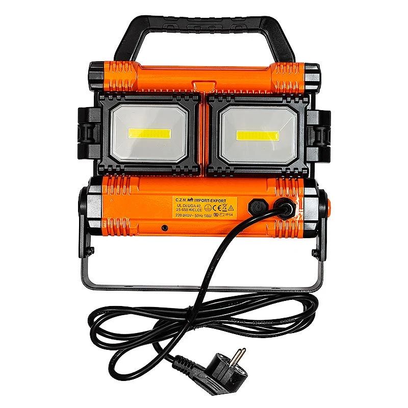 Ehituslamp 30W + 20W, COB-LED, 4500 lm