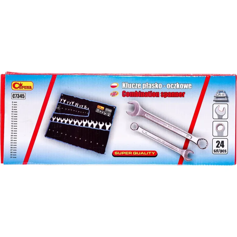 Combination spanners 24 pcs 6-32MM