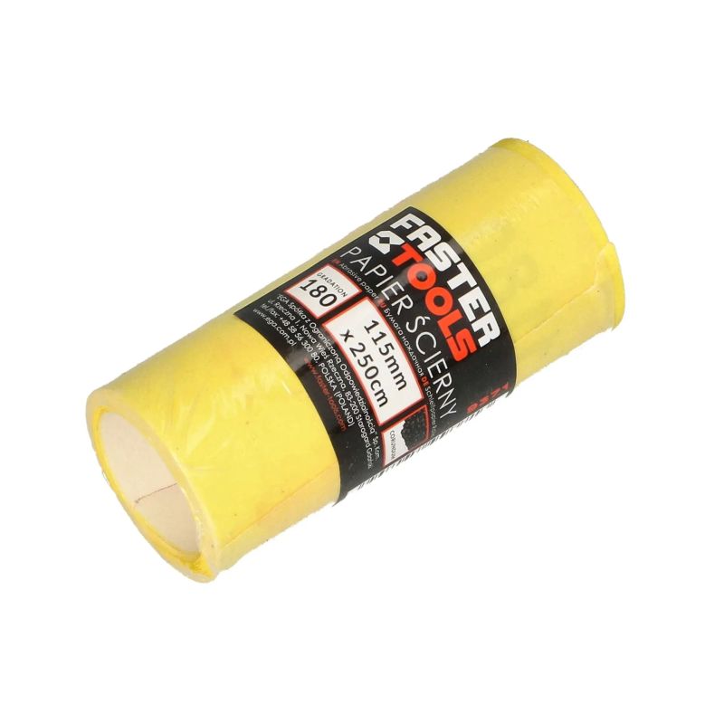Smilšpapīrs P100, 2.5 m, FASTER TOOLS