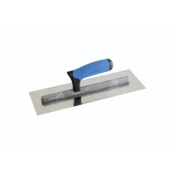 Stainless steel grout float with a two-c