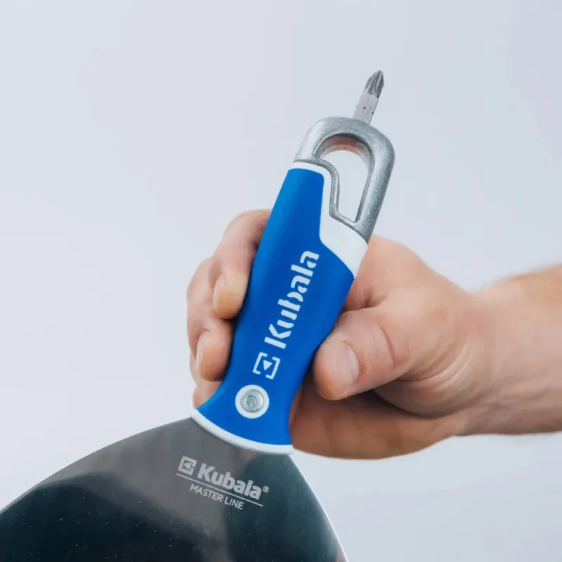 Stainless steel putty knife with torsion head 150 mm Master Line