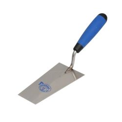 Stainless steel stucco trowel trapezoid