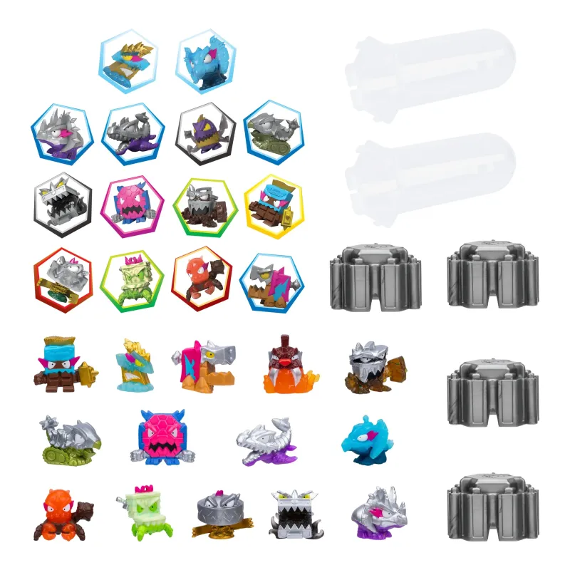 MRBEAST LAB Figūrėlės tūbelėje, 14 vnt., 2,5 cm