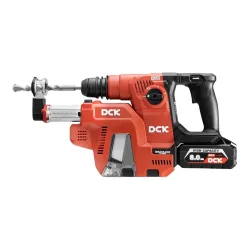Akuga harjadeta puurvasar tolmuärastusega SDS+, 2,6J, 20V, KRHDE20V-26R2KIT, DCK ,2×8,0Ah aku, laadija,