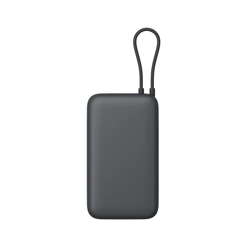 Xiaomi Power Bank 20000mAh ,Integrated Cable,, Dark Gray