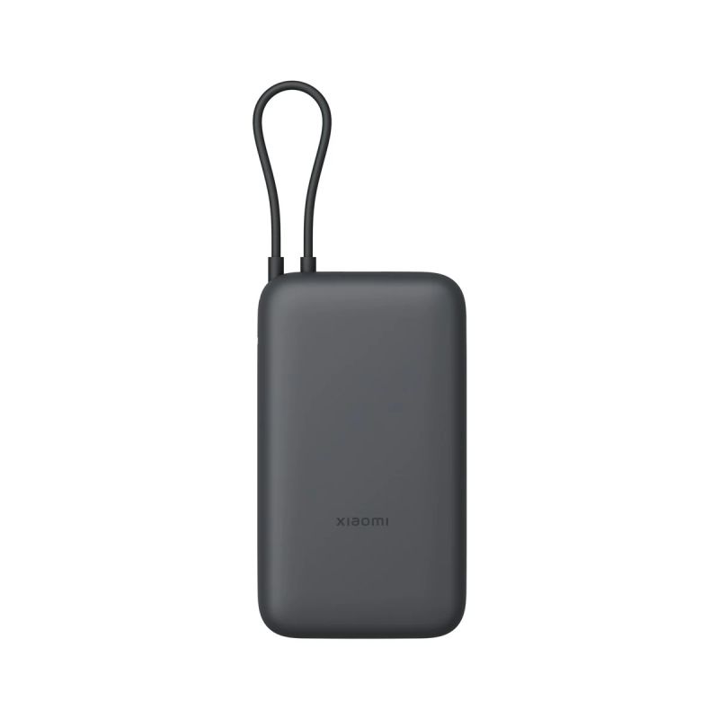 Xiaomi Power Bank 20000mAh ,Integrated Cable,, Dark Gray