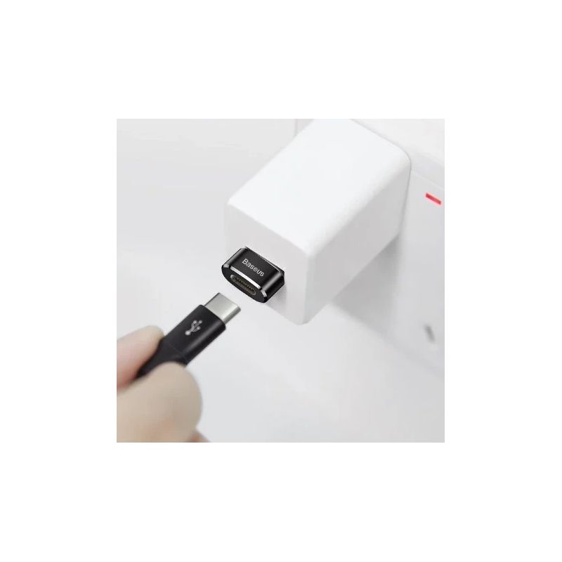 Baseus adapter from USB Type-C to USB Black