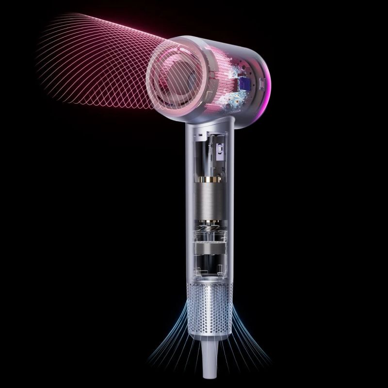 MH18 Skyworth Ultrasonic Hair Dryer, Silver Silver