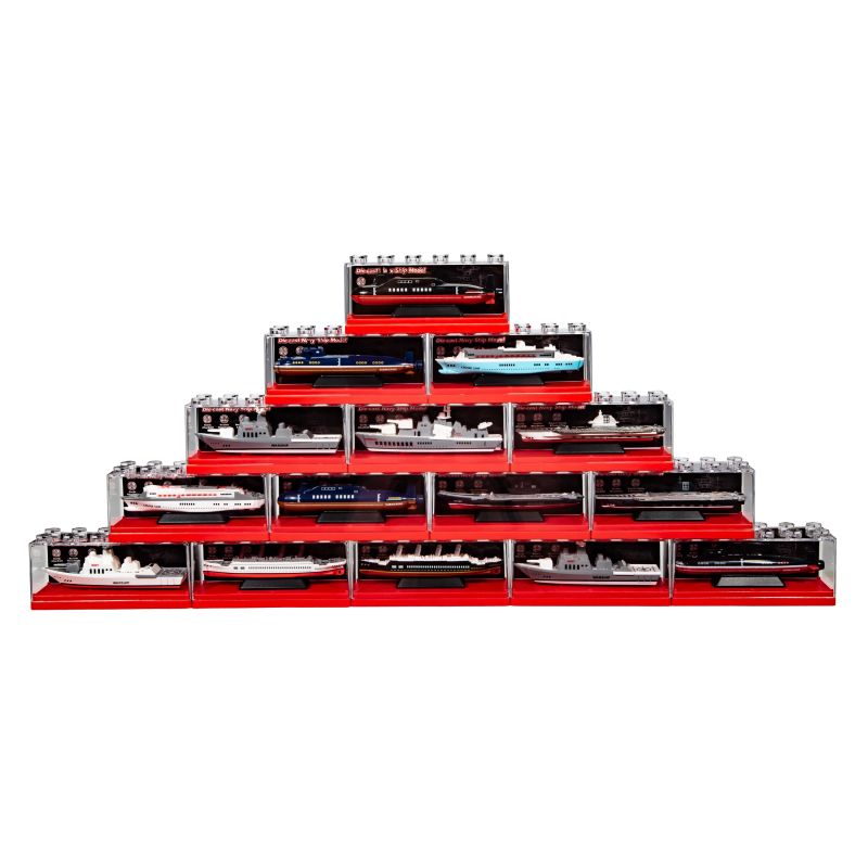 Metāla kara flotes kuģa modelis, 13,5 cm