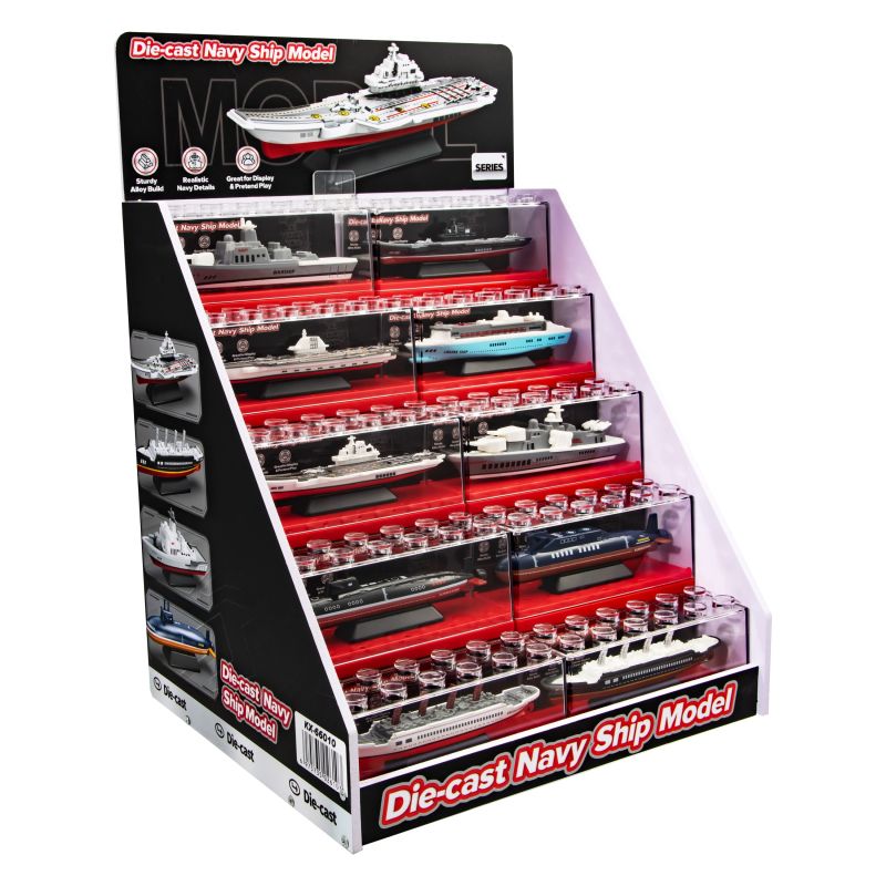 Metāla kara flotes kuģa modelis, 13,5 cm