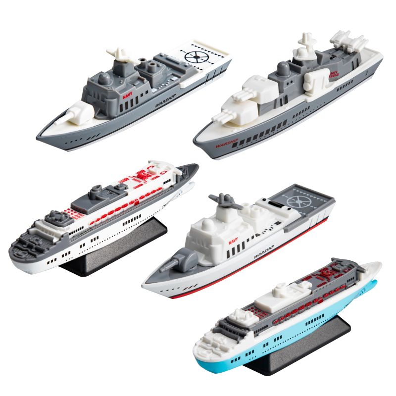 Metāla kara flotes kuģa modelis, 13,5 cm