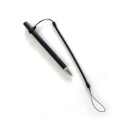 Pen leash with clipboard clip, silicone ring for pen