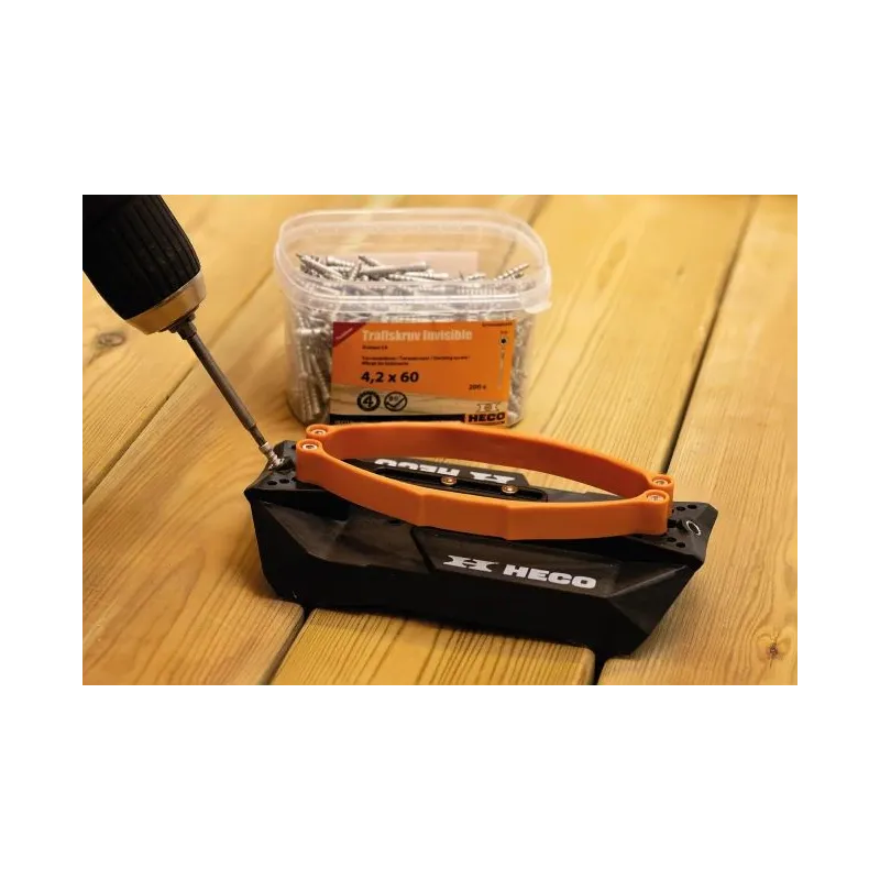 Ieklāšanas dēļu uzstādīšanas rīks Heco ,95 - 145 mm,