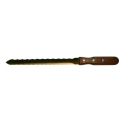 Isolation knife double sharpened