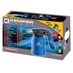 Torch with piezo ignition and gas cartri