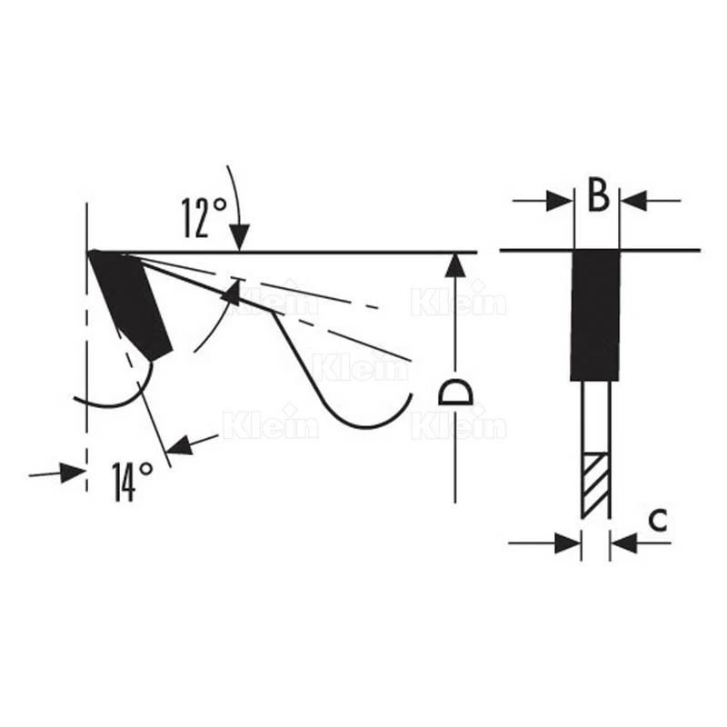 HM zāģripa HM kanāliem D 150-30