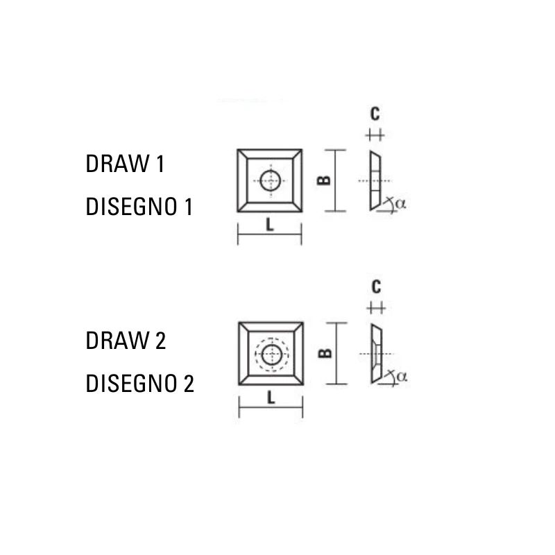 HW Maināmie asmeņi 12x12x1.5 35 KCR08