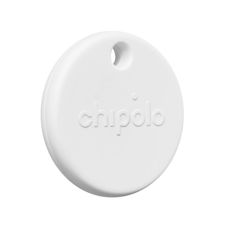 Chipolo POP – Bluetooth Tracker with Replaceable Battery for iOS & Android, White