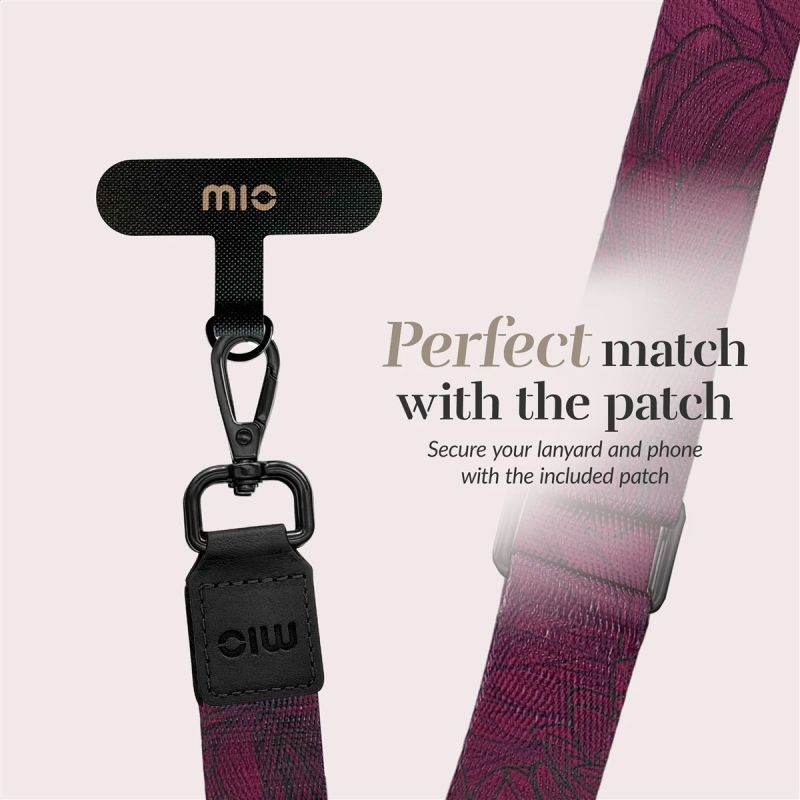 MIO Lanyard strap Berry Blooms