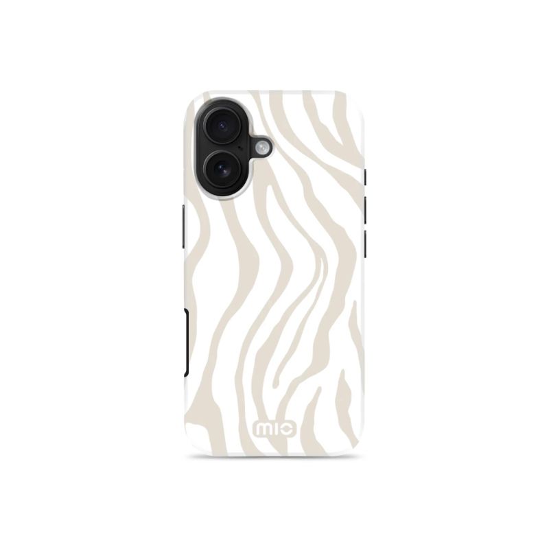 MIO Sandy Zebra Magsafe Case Compatible for iPhone 17