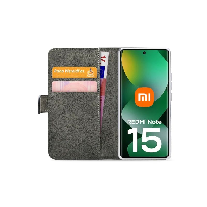 Mobilize Classic Gelly Wallet Book Case Xiaomi Redmi Note 15 5G Black