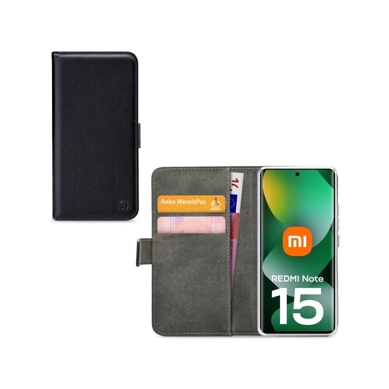 Mobilize Classic Gelly Wallet Book Case Xiaomi Redmi Note 15 5G Black