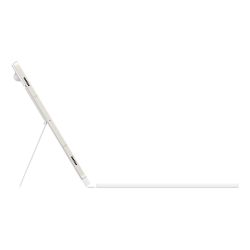 DX725UW Book Cover Keyboard Samsung Galaxy Tab S9-S9 FE-S10 FE-S10 Lite, White