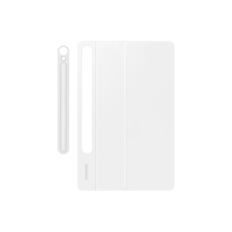 DX725UW Book Cover Keyboard Samsung Galaxy Tab S9-S9 FE-S10 FE-S10 Lite, White