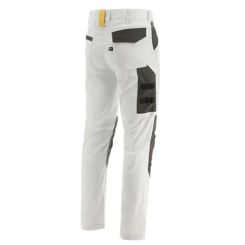 Vyr. kelnės CAT Essentials white 38-32