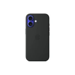 MYY13ZM-A iPhone 16 Silicone Case with MagSafe, Black