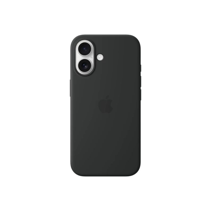 MYY13ZM-A iPhone 16 Silicone Case with MagSafe, Black
