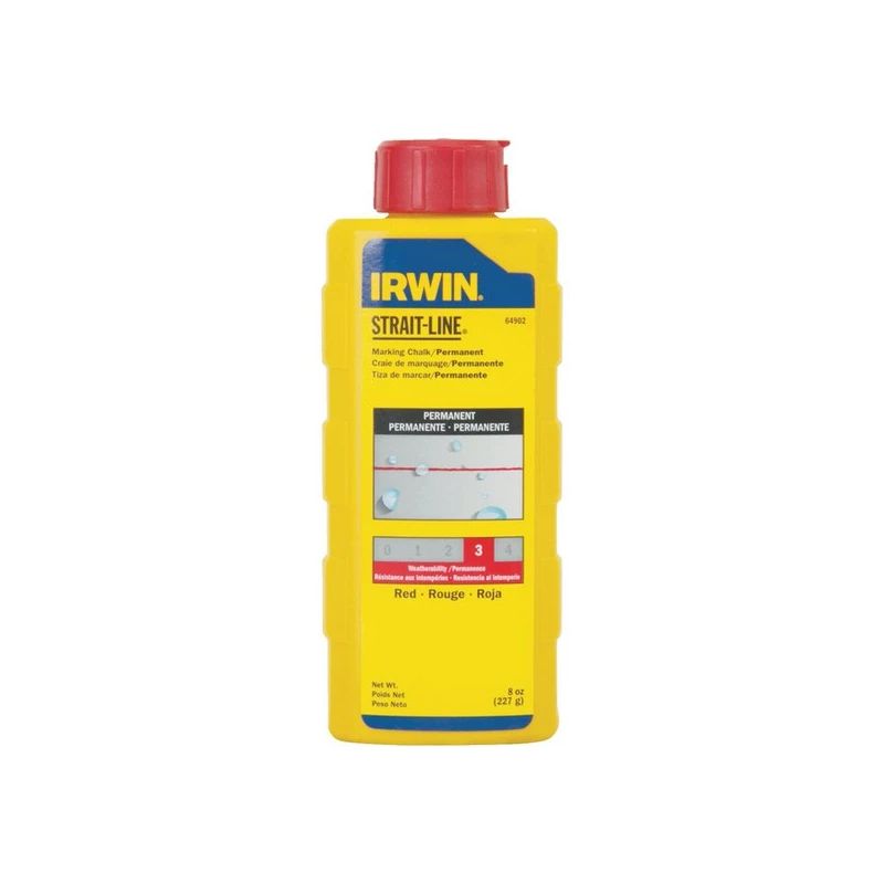 Krāsu pulveris IRWIN Straight Line sarkans 227 g