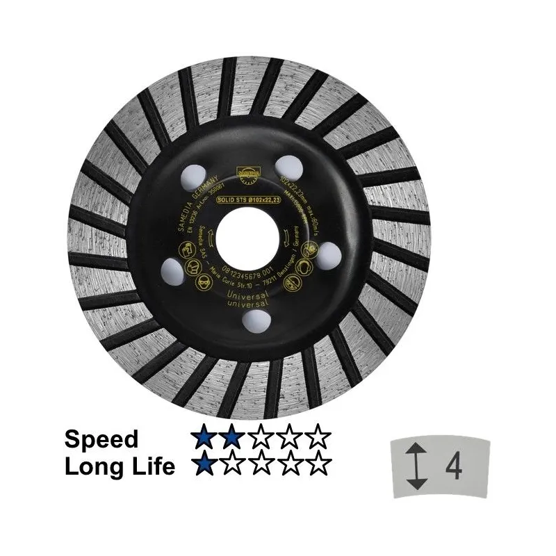 Dimanta slīpripa SAMEDIA STS125x22