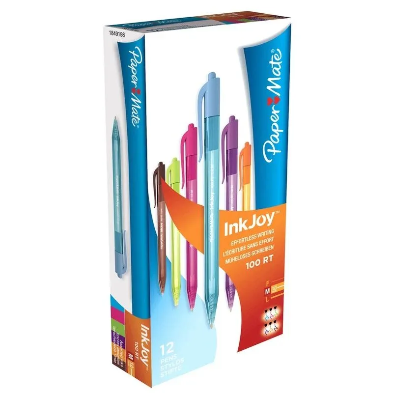 Rašiklis „InkJoy mėlynos sp.,100 RT M 20 vnt.