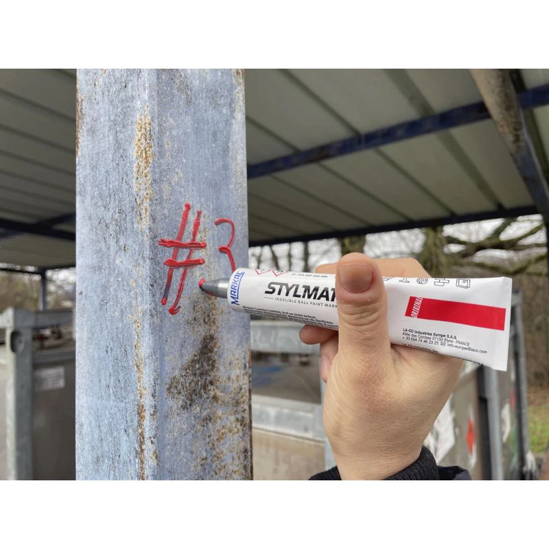 Krāsas tūbiņa, 6 mm, sarkana