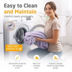 Medisana HB 418 Heated blanket light purple